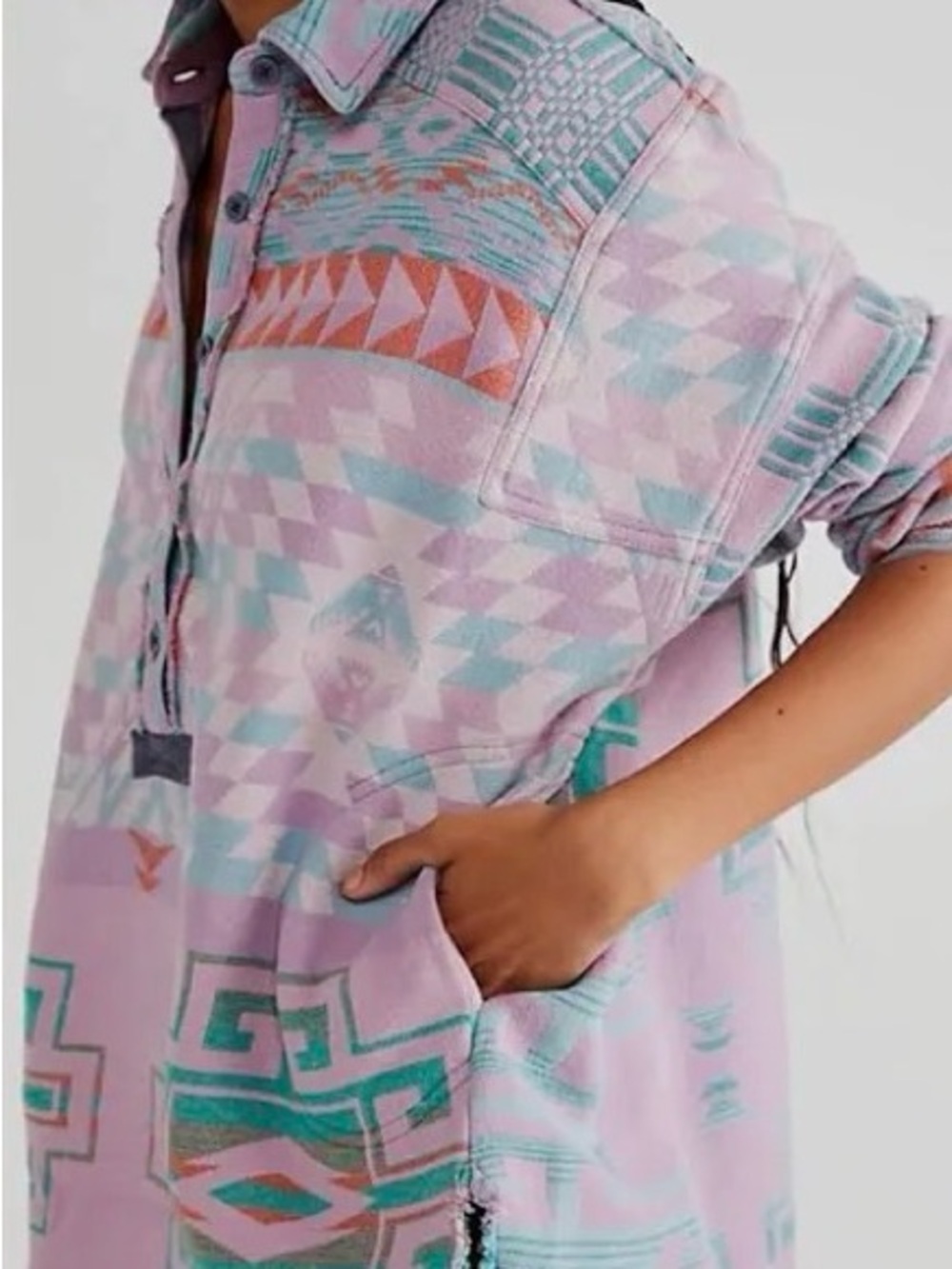 Free People Arizona Pullover Lilac Size Small